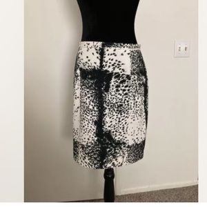 Alberto Makali Skirt 8 Black And Ivory